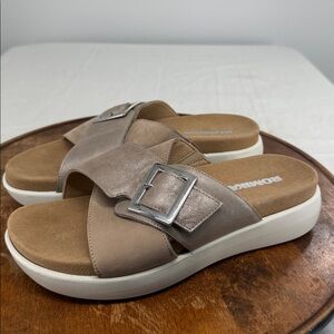 Romika Sandals Wm 40 (9-9.5) Criss Cross Slide Josef Seibel Buckle